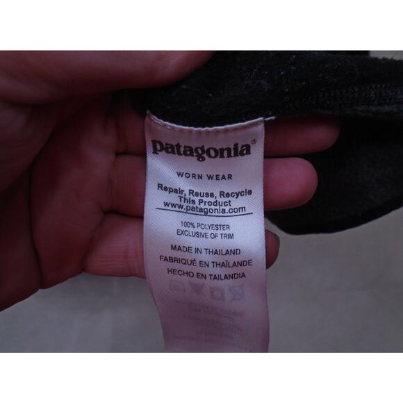 Patagonia Performance Better Sweater Mens Large Gray Black 1/4 Zip Jacket 25980 - Picture 9 of 11